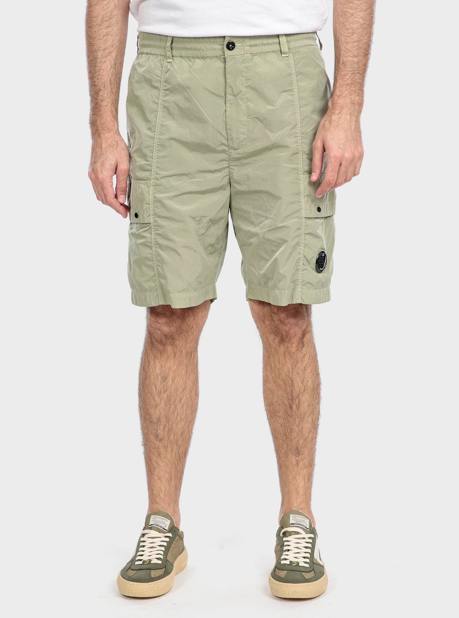 Bermuda cargo nylon brillante