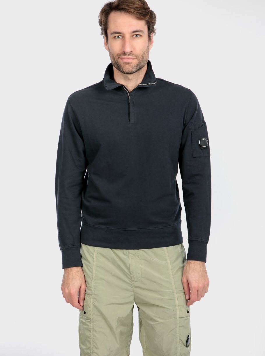 Sudadera media cremallera básica - Imagen 4