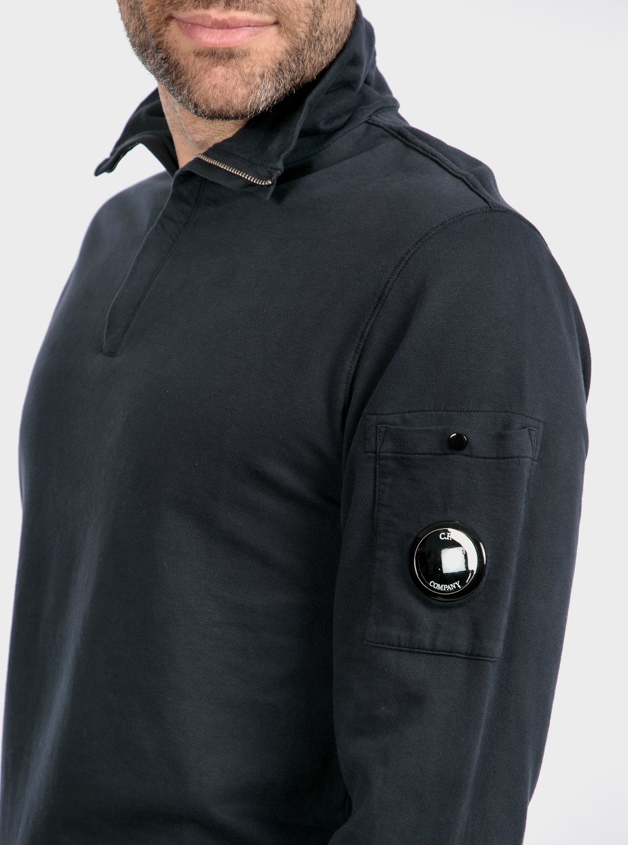 Sudadera media cremallera básica - Imagen 6