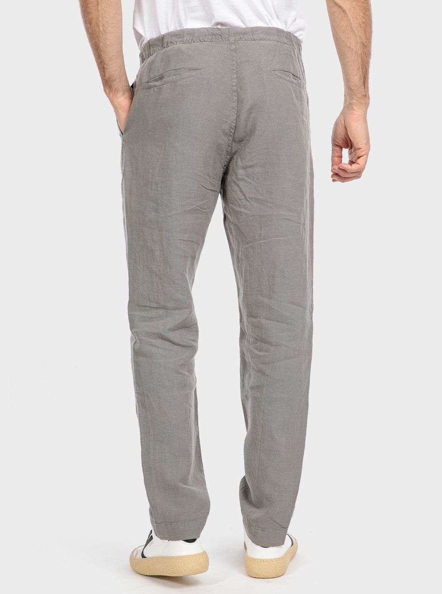 Pantalón goma lino tinto capo - Imagen 5