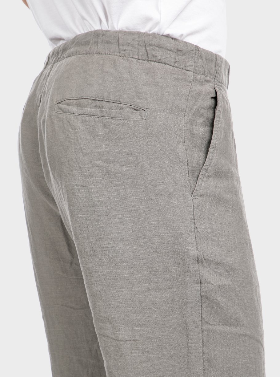 Pantalón goma lino tinto capo - Imagen 6