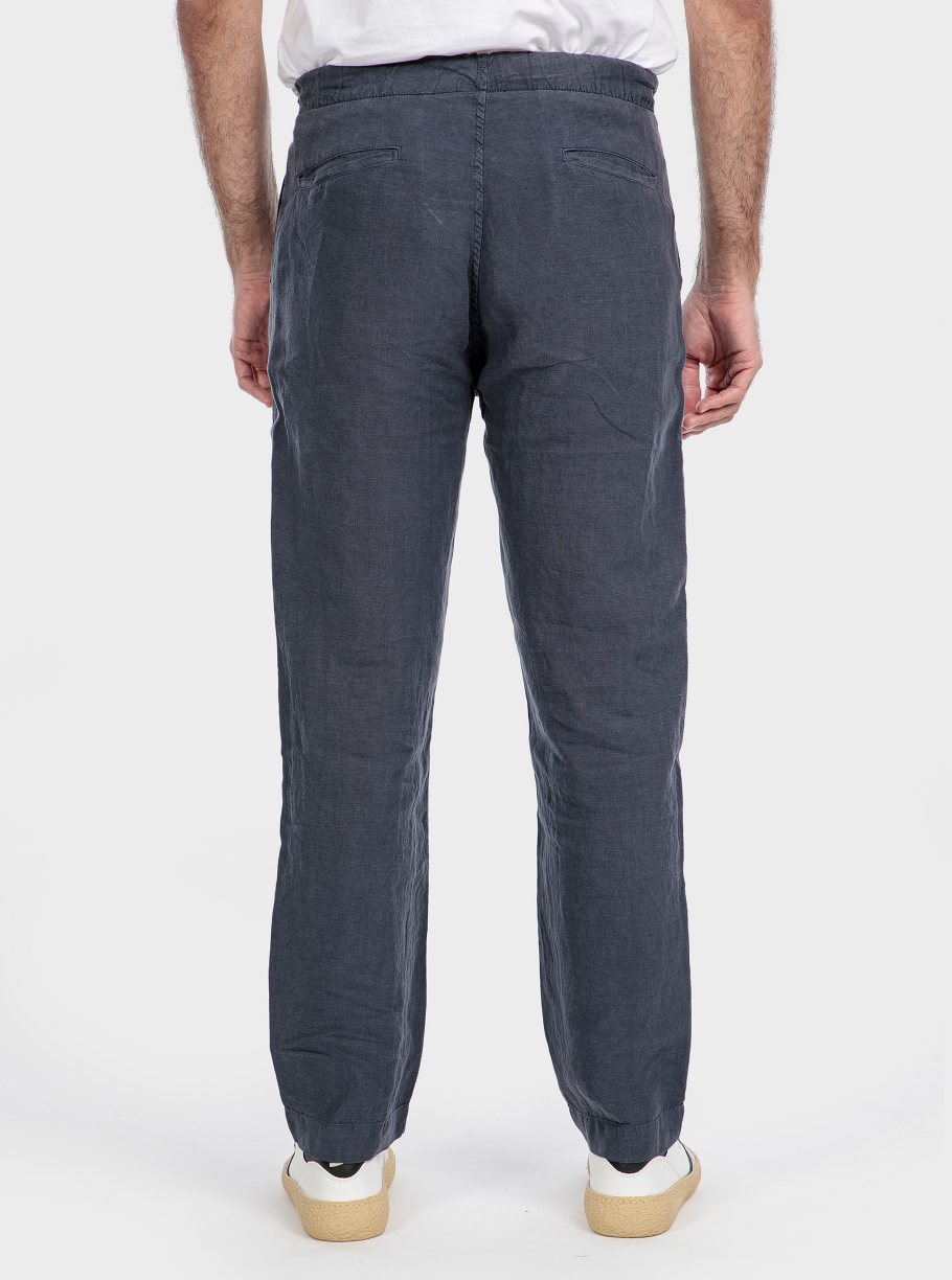 Pantalón goma lino tinto capo - Imagen 14