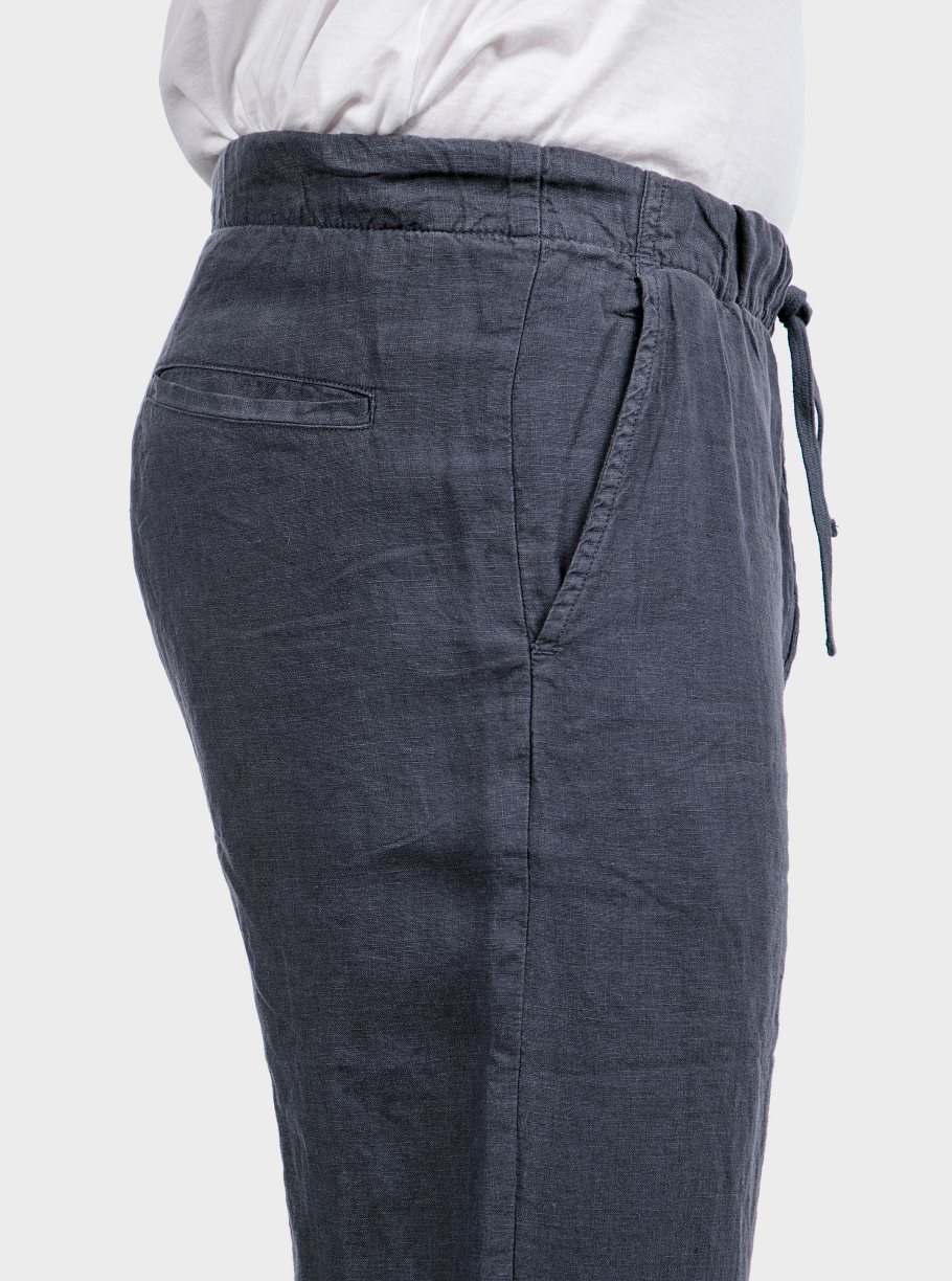 Pantalón goma lino tinto capo - Imagen 15