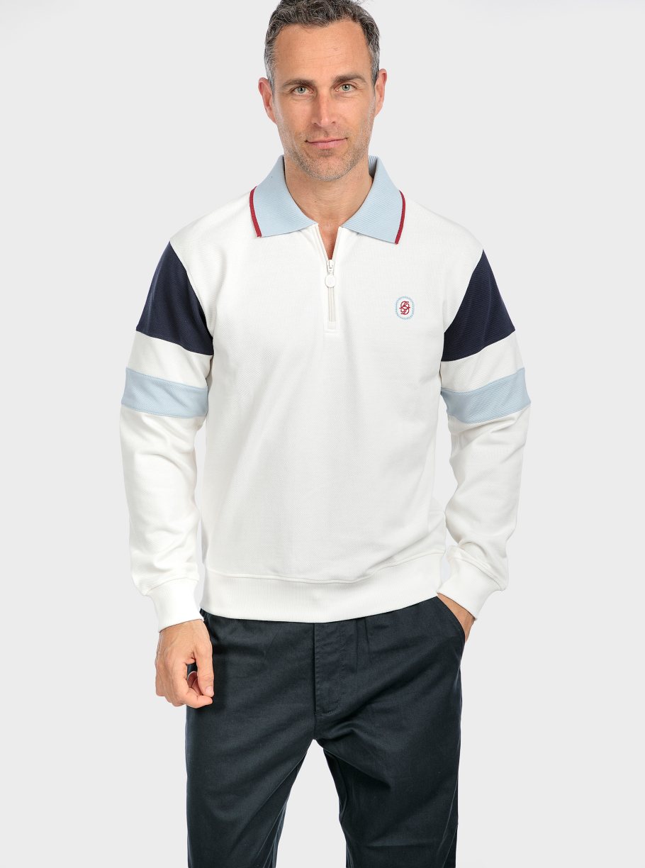 Polo m/larga rayas manga