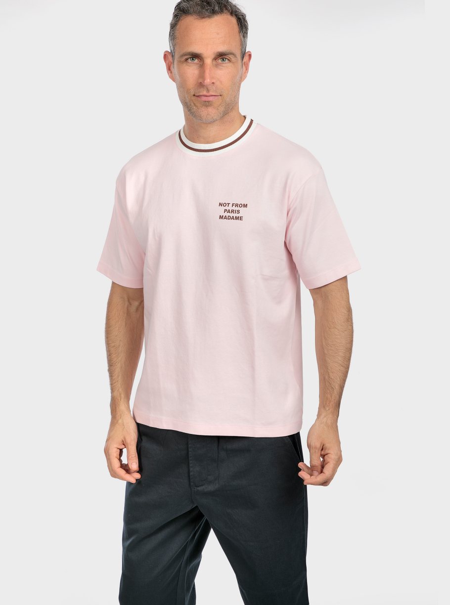 Camiseta SLOGAN MADAME con rayas