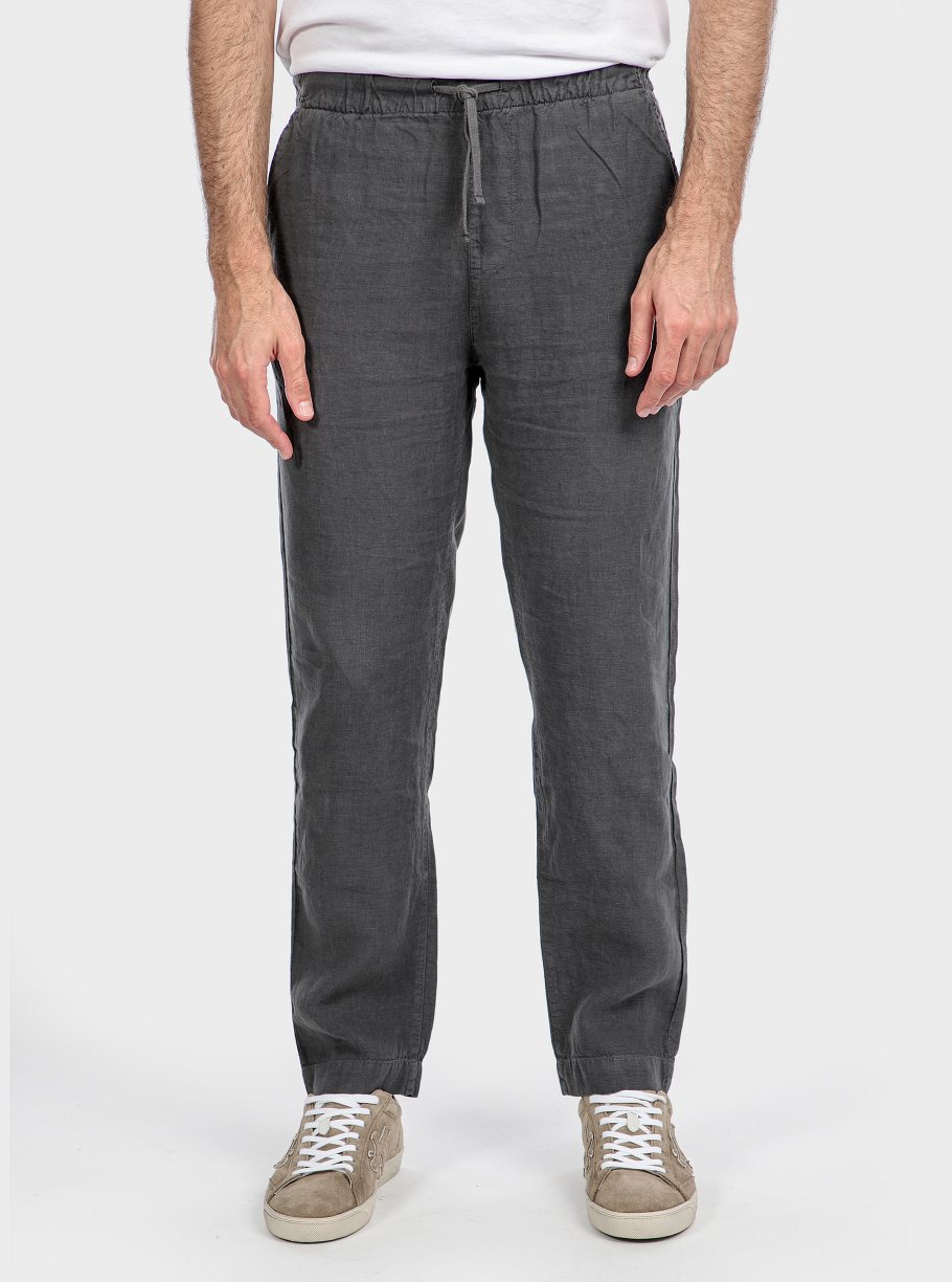 Pantalón goma lino tinto capo - Imagen 16