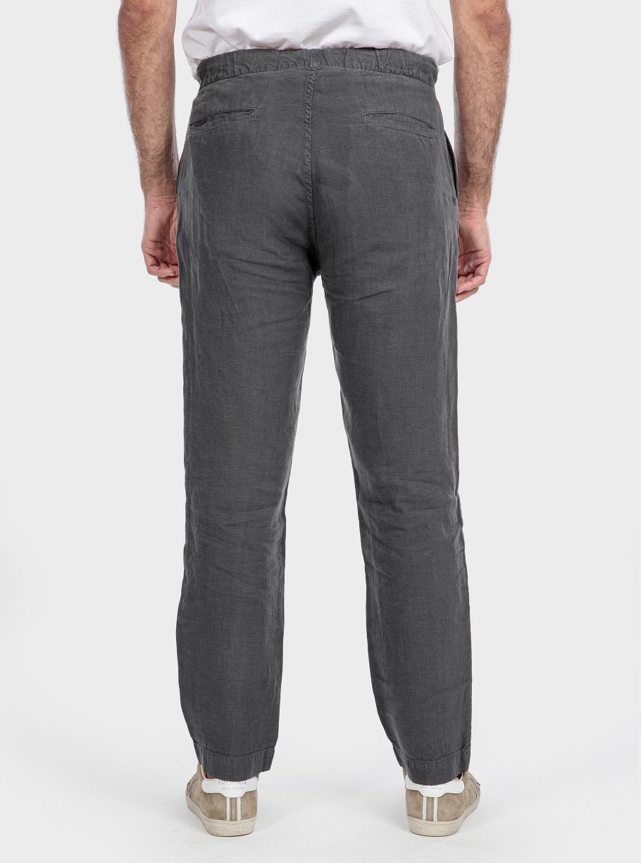 Pantalón goma lino tinto capo - Imagen 17