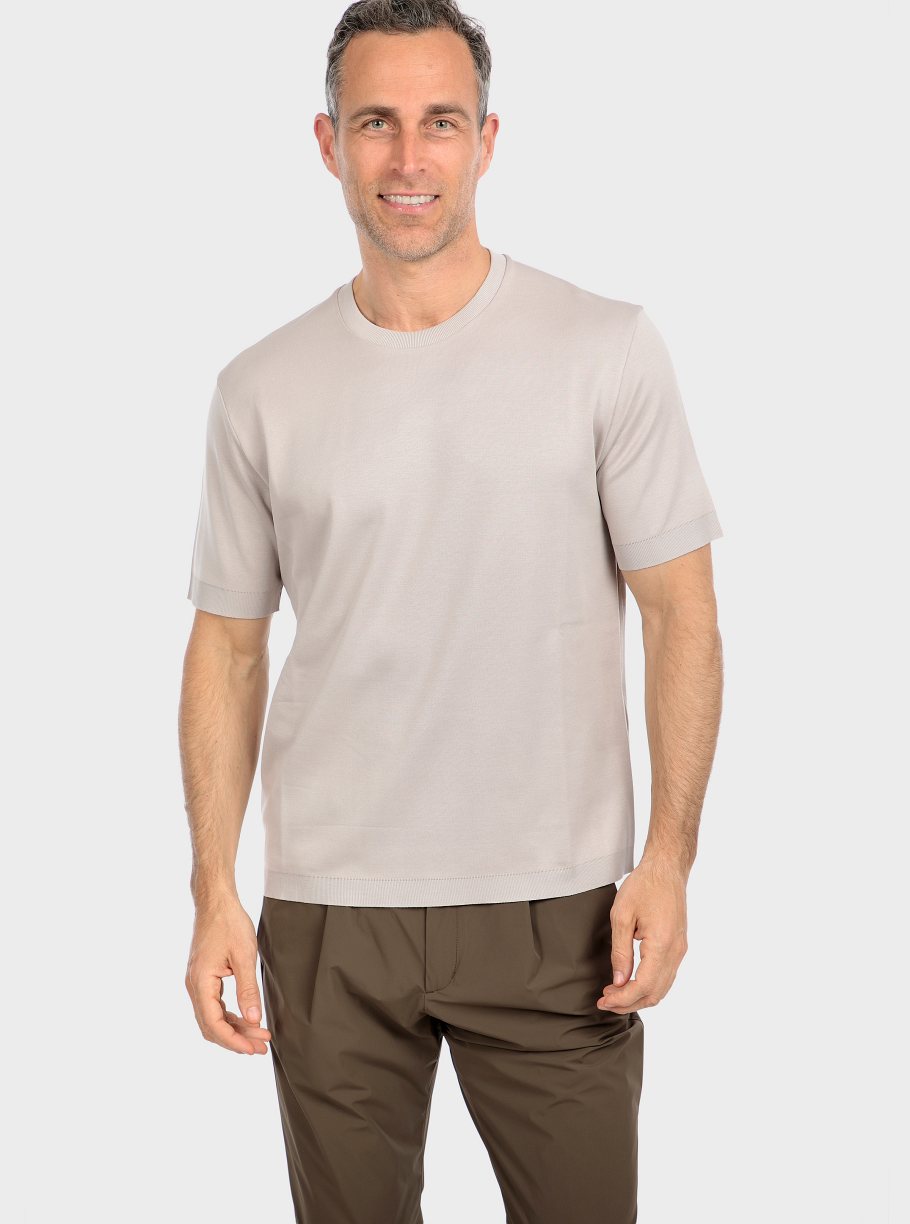 Camiseta lisa m/corta punto - Imagen 4