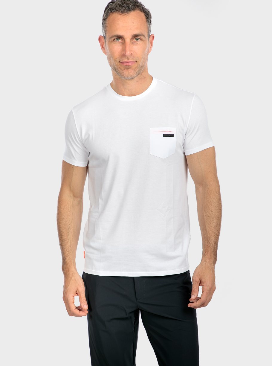 Camiseta lisa bolsillo