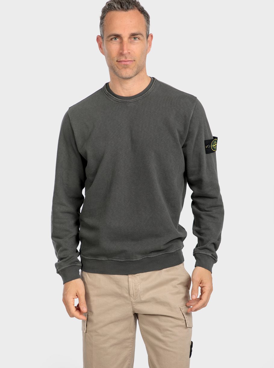 Sudadera c/redondo algodón lavada
