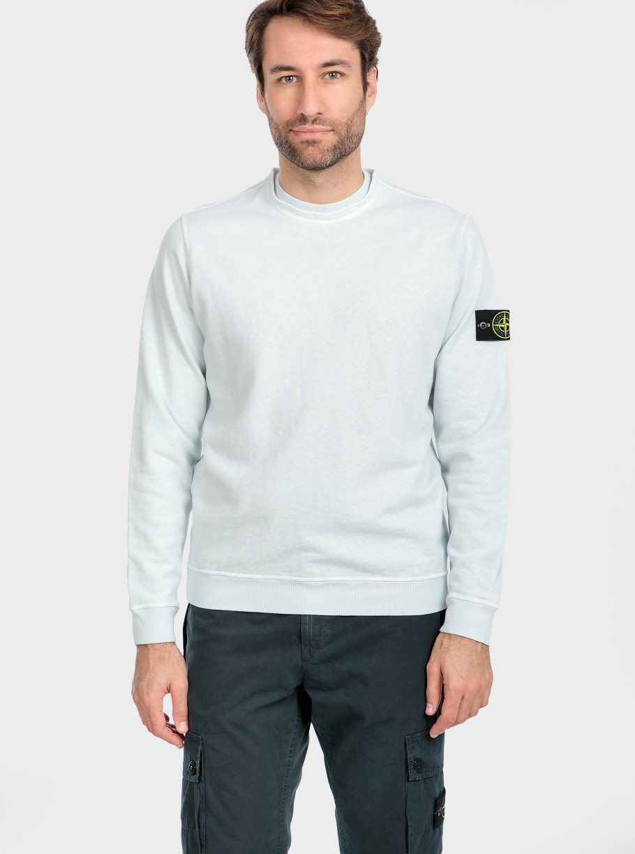 Sudadera c/redondo algodón lavada - Imagen 4