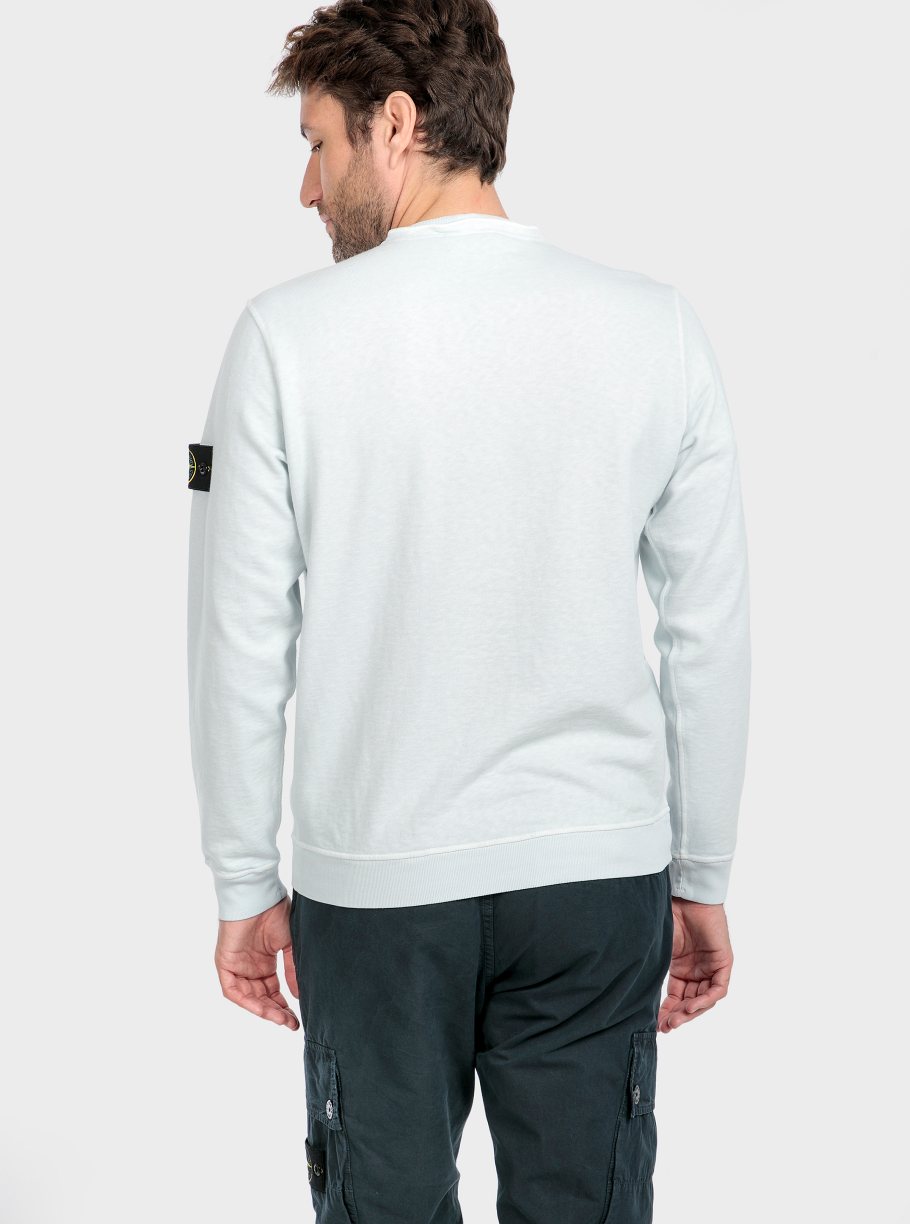 Sudadera c/redondo algodón lavada - Imagen 5