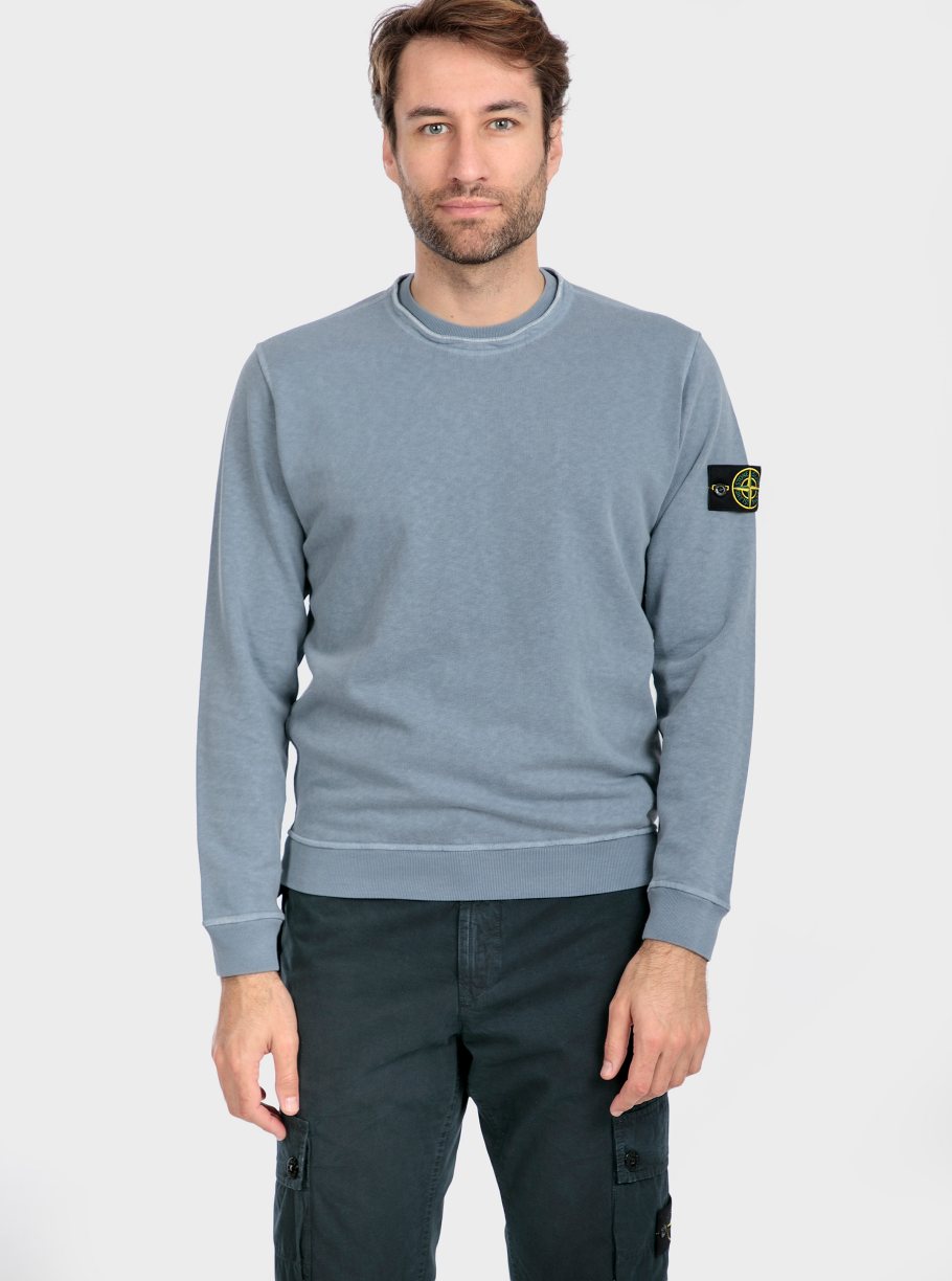Sudadera c/redondo algodón lavada - Imagen 7