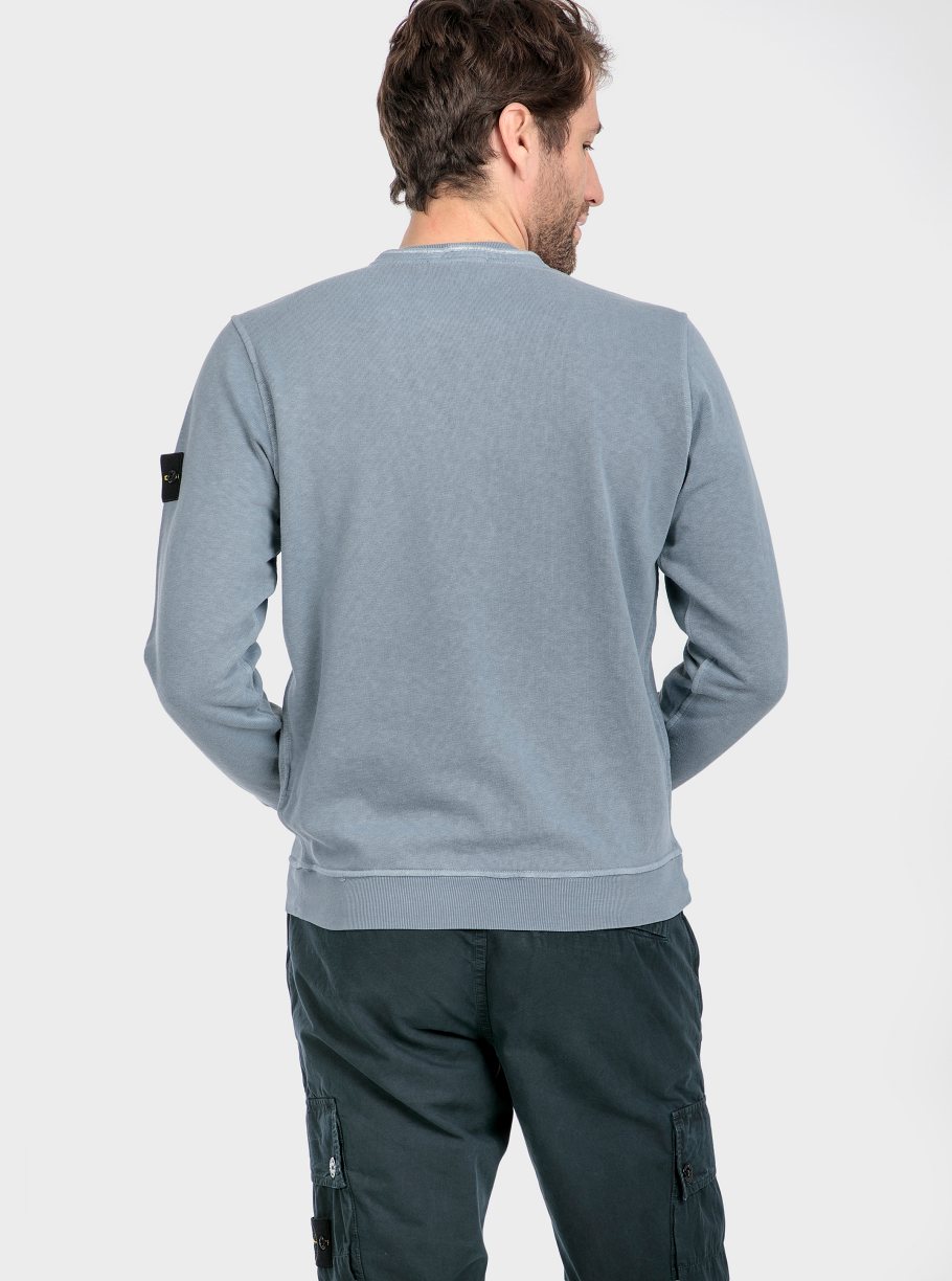Sudadera c/redondo algodón lavada - Imagen 8