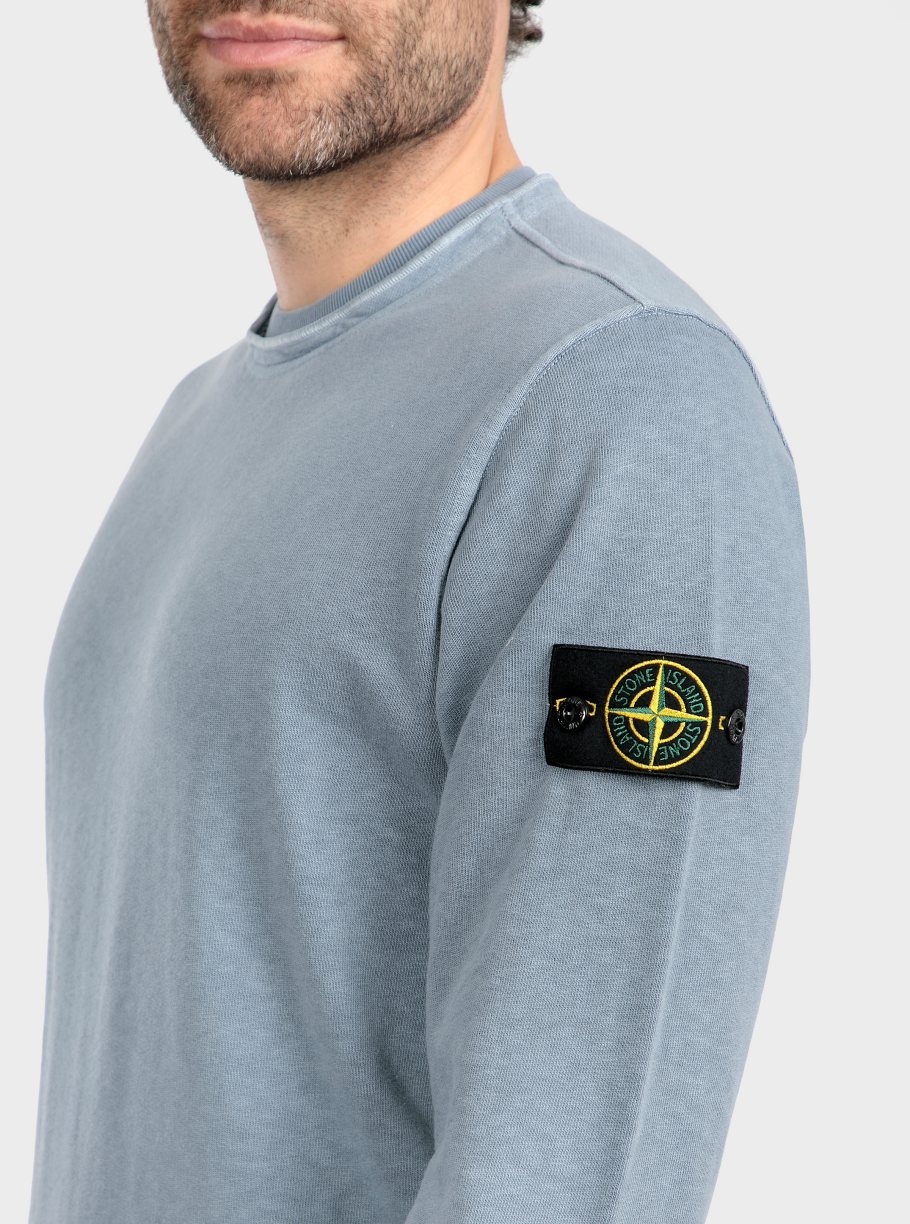 Sudadera c/redondo algodón lavada - Imagen 9