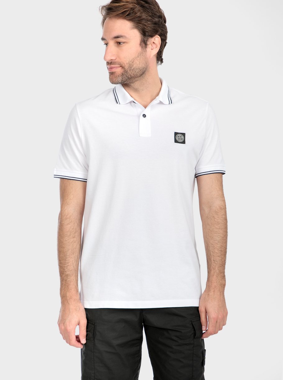 Polo piqué raya cuello - Imagen 4