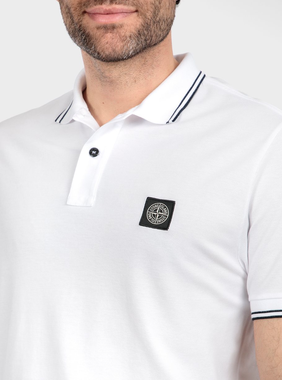 Polo piqué raya cuello - Imagen 6