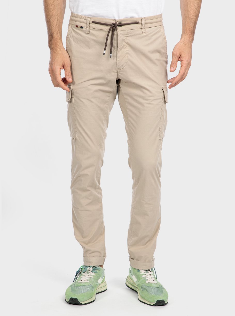 Pantalón cargo popeline