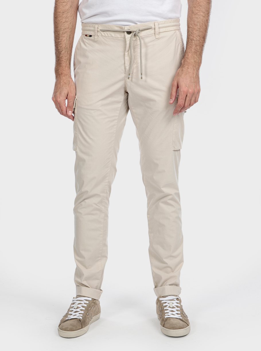 Pantalón cargo popeline - Imagen 7