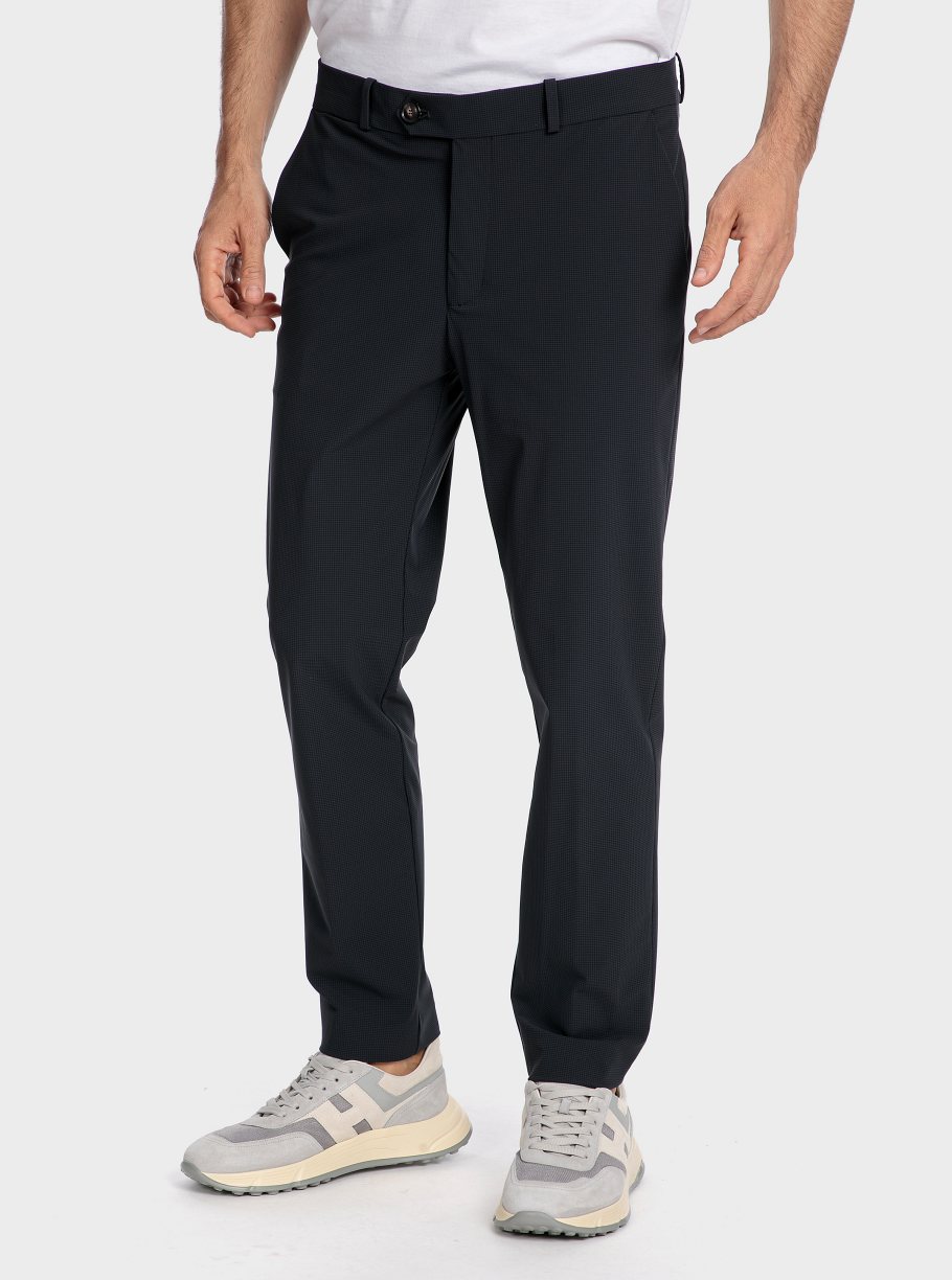 Pantalón chino técnico micro dibujo
