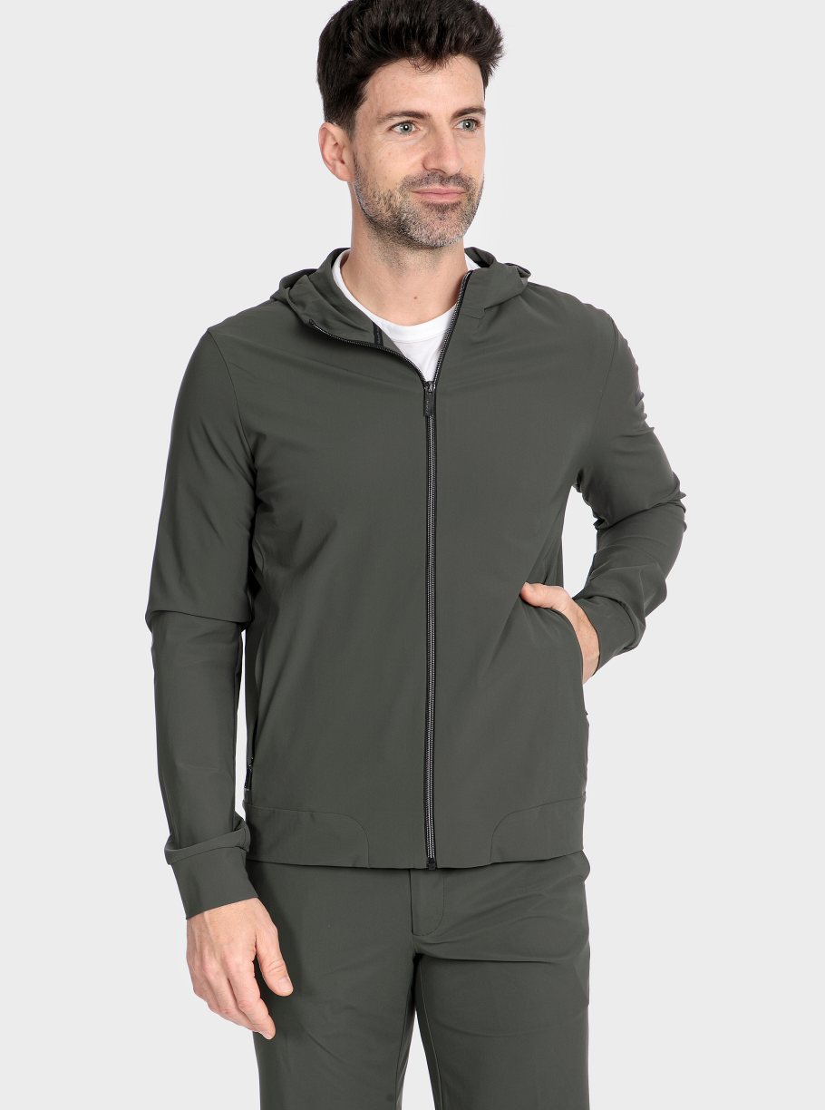 Cazadora capucha nylon fina - Imagen 7