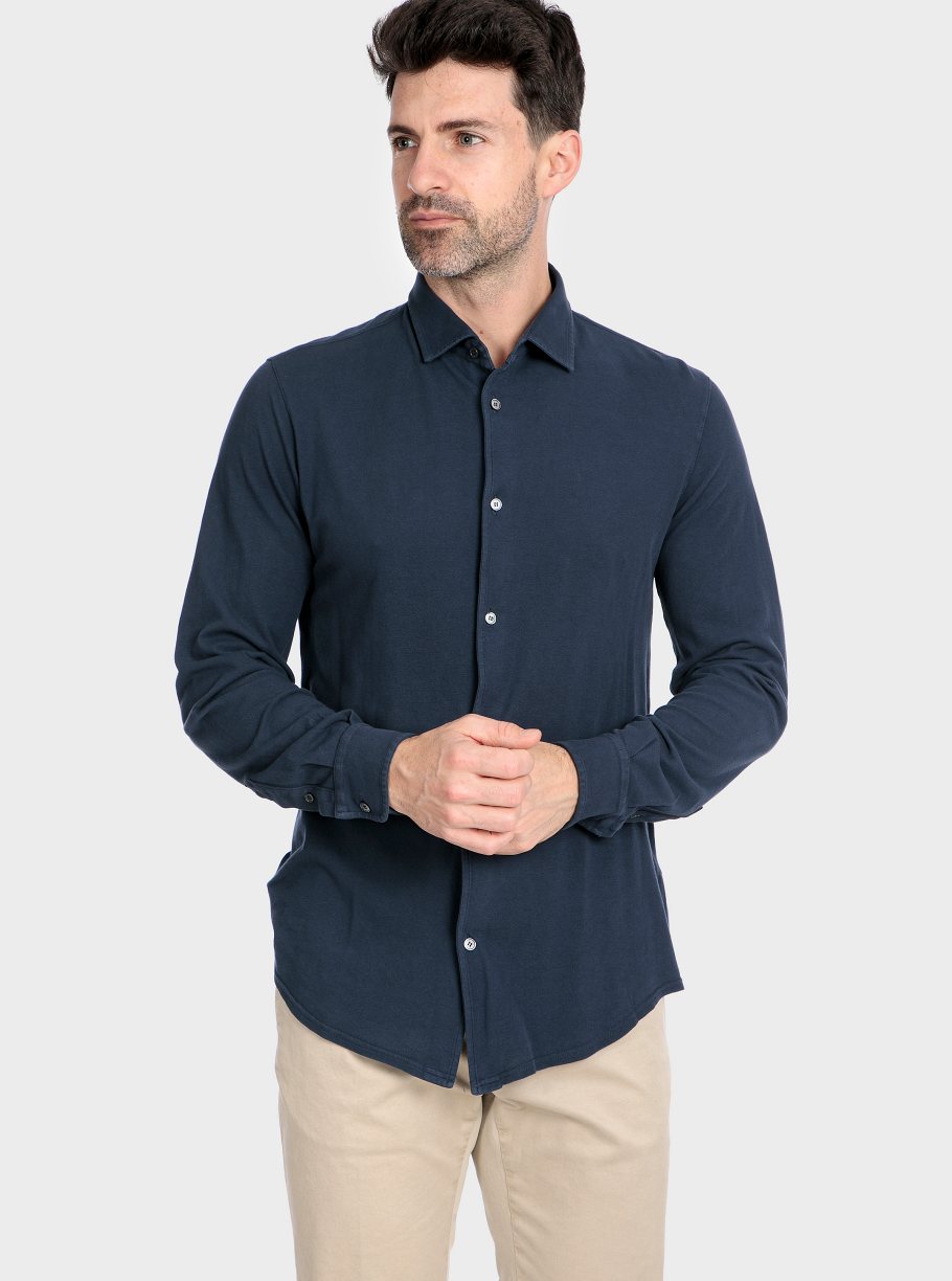 Camisa lisa piqué superlight