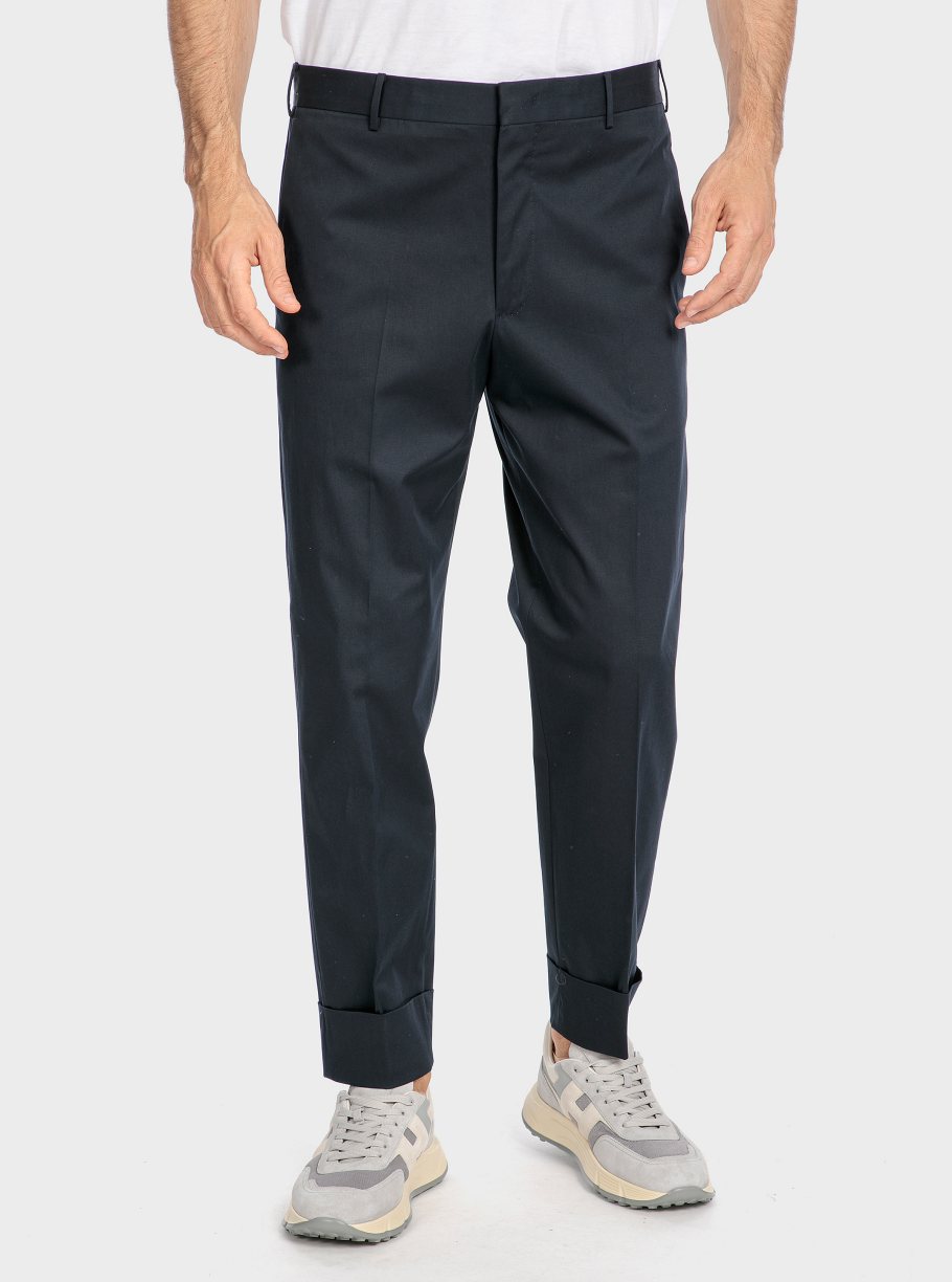 Pantalón ancho fine twill