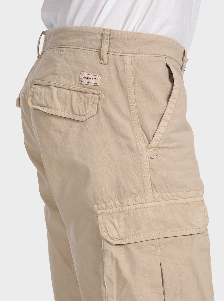 Bermuda cargo básica gabardina - Imagen 3