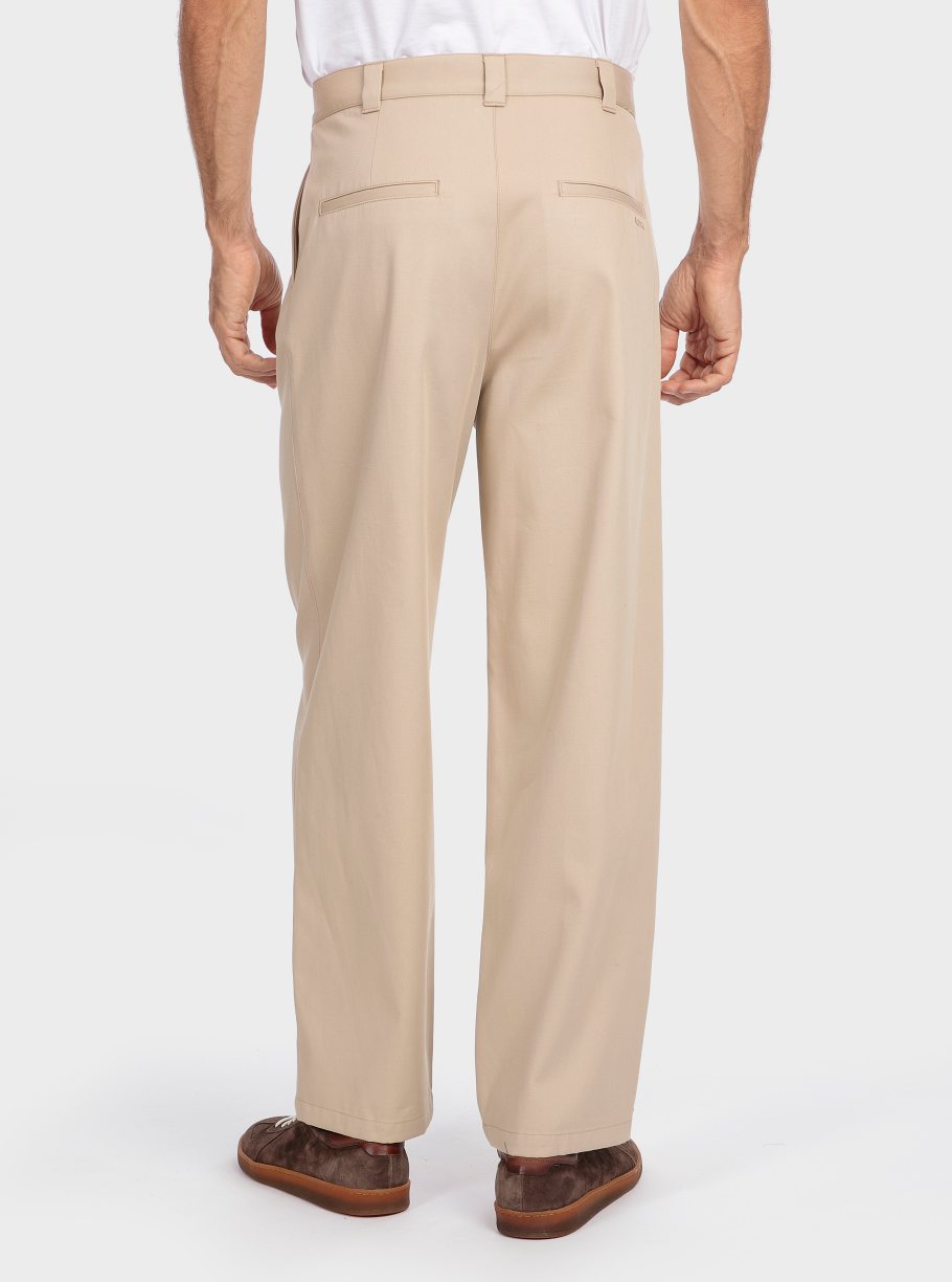 Pantalón pinzas algodón - Imagen 2