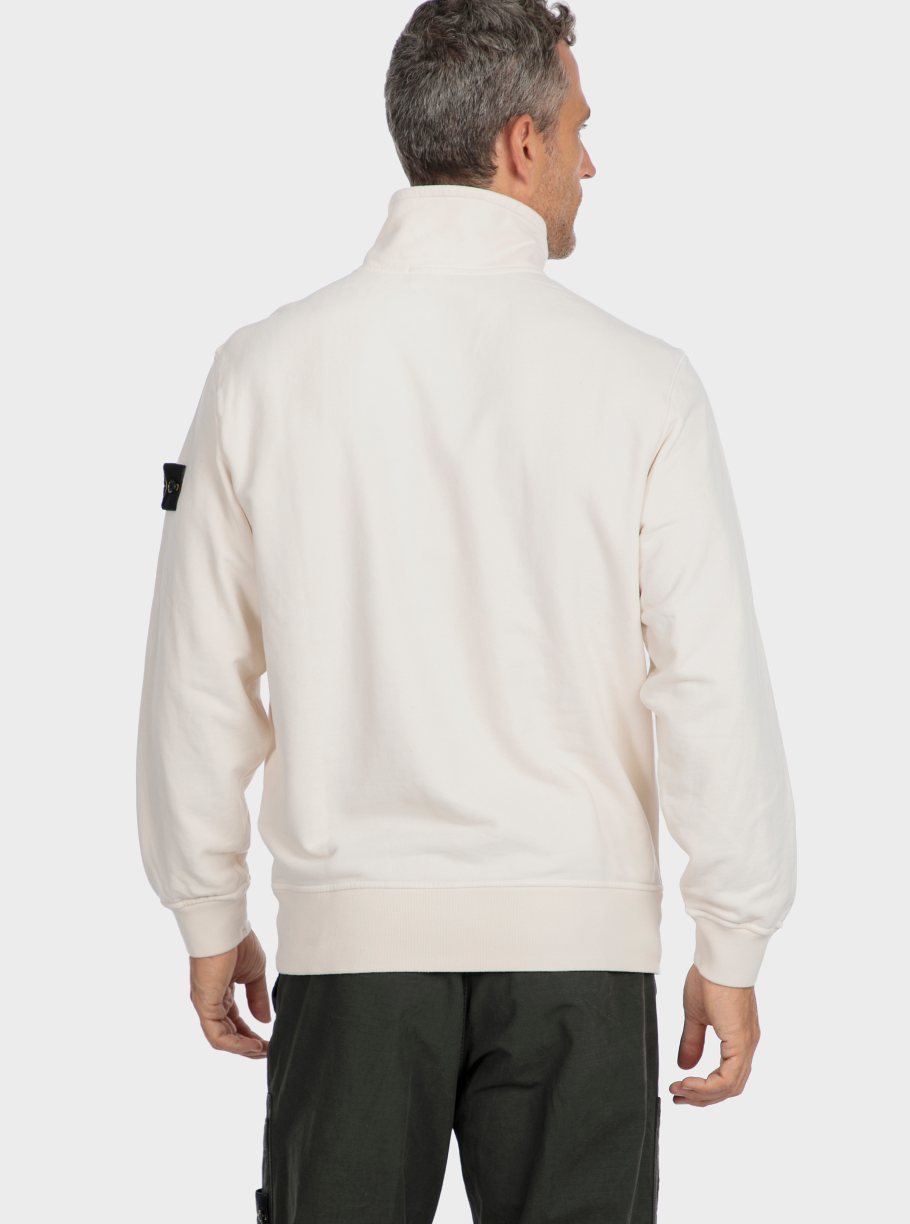 Sudadera media cremallera lavada - Imagen 5