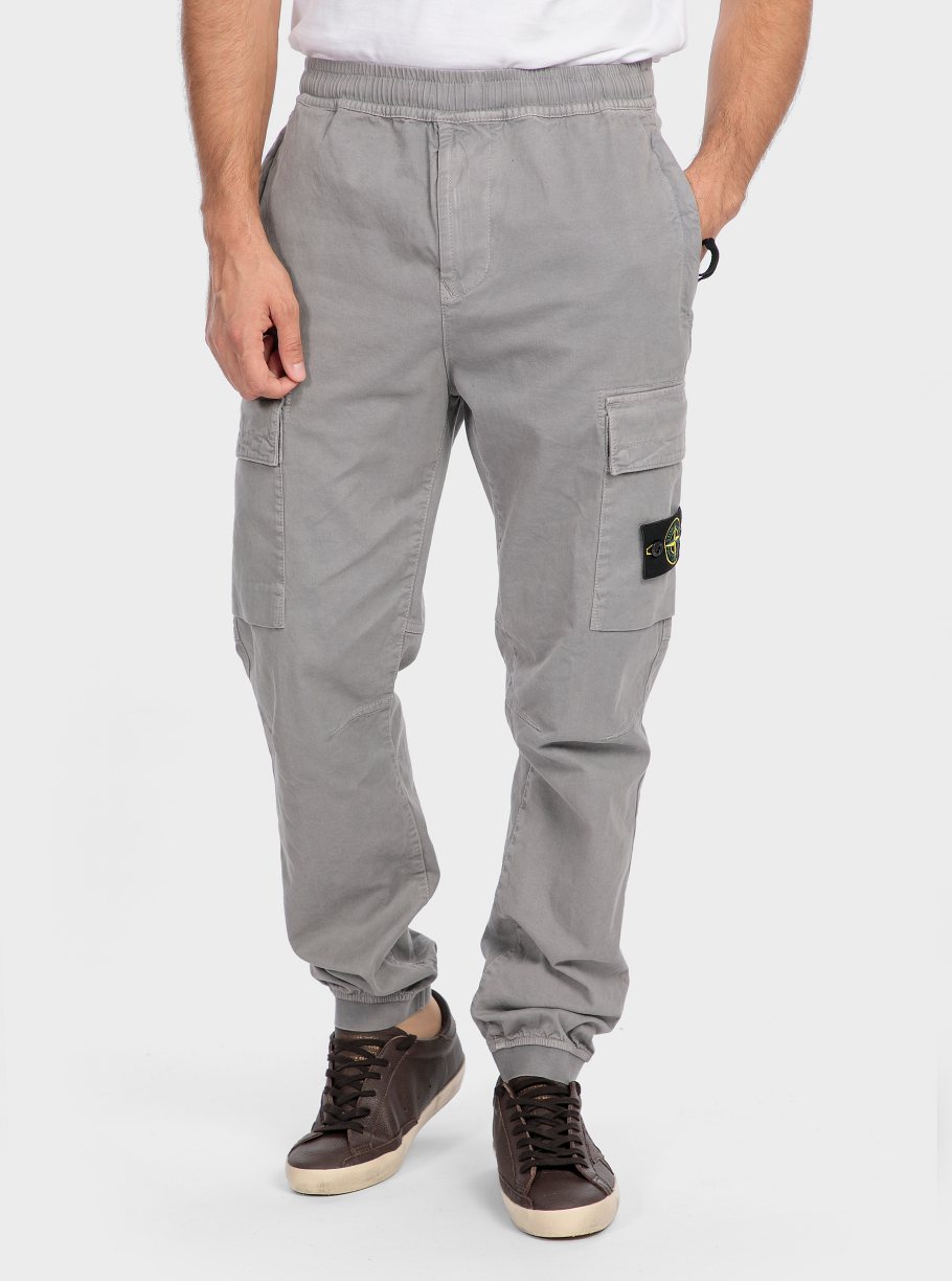 Pantalón cargo goma lavado