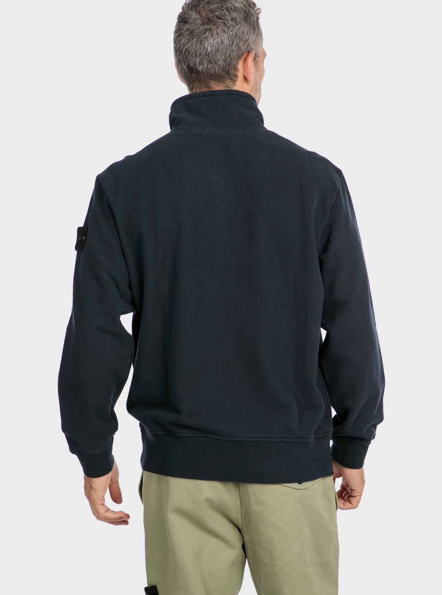Sudadera media cremallera lavada - Imagen 8