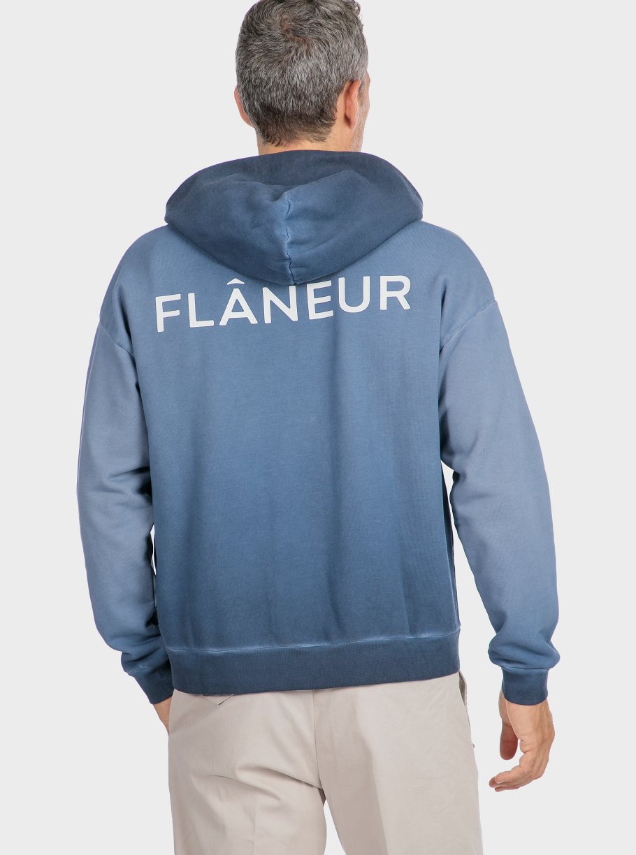 Chaqueta felpa capucha logo FLANEUR - Imagen 2