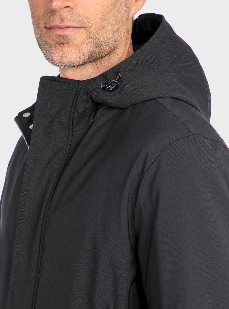 Parka capucha básica mochila - Imagen 3